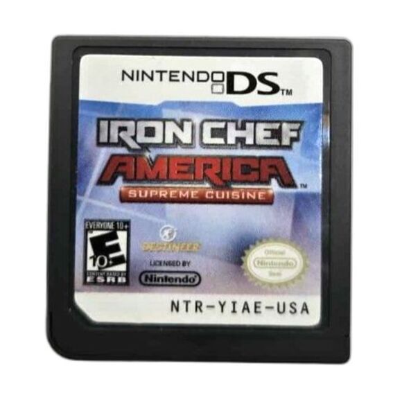 Iron Chef America Supreme Cuisine Nintendo DS 3DS (Cartridge Only) Tested - Picture 1 of 2